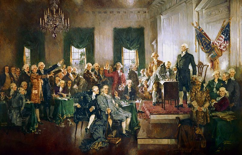 800px Scene at the Signing of the Constitution of the United States